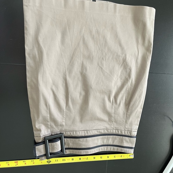 Brown Taupe Pencil Pencil Skirt. - Picture 6 of 6